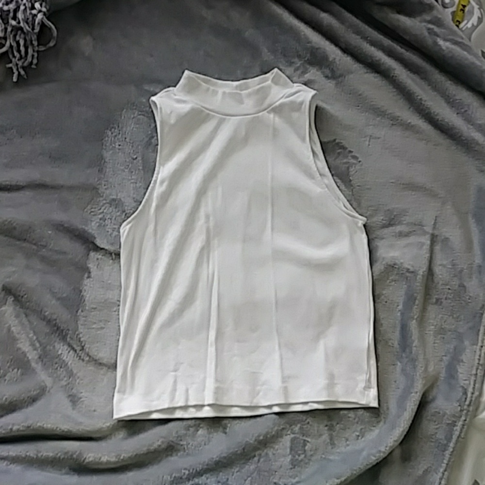 High neck crop top